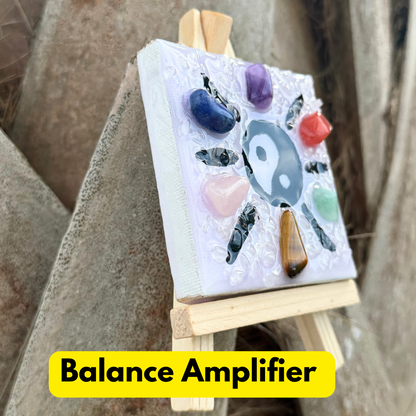 Natural 7-Chakra Miniature Painting Suncatcher - Adorable Spiritual Crystal Art Gift - Positive Energy Good Luck Keepsake Protection Amulet